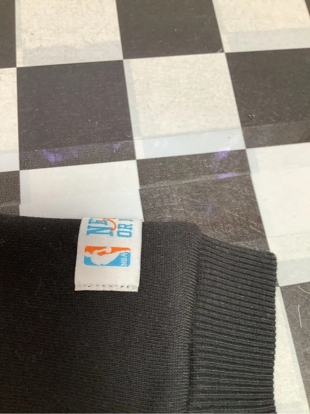 Kids Black Zip Hoodie with Orange Logo - Knicks Style